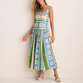 Summer New Linen Position-print Dress For Women – Premium 0 | RICALOUX