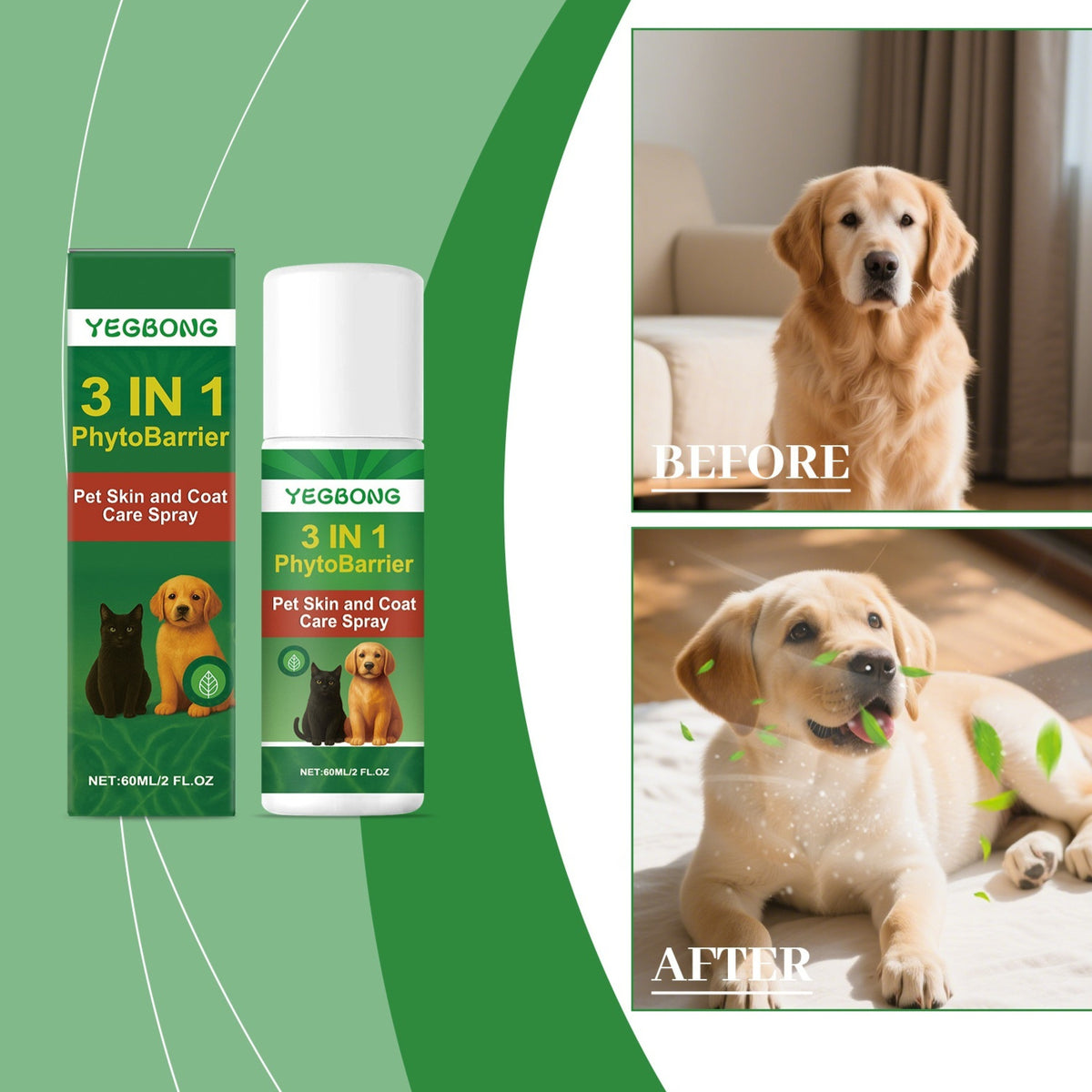 Pet Skin And Coat Care Spray by Ricaloux