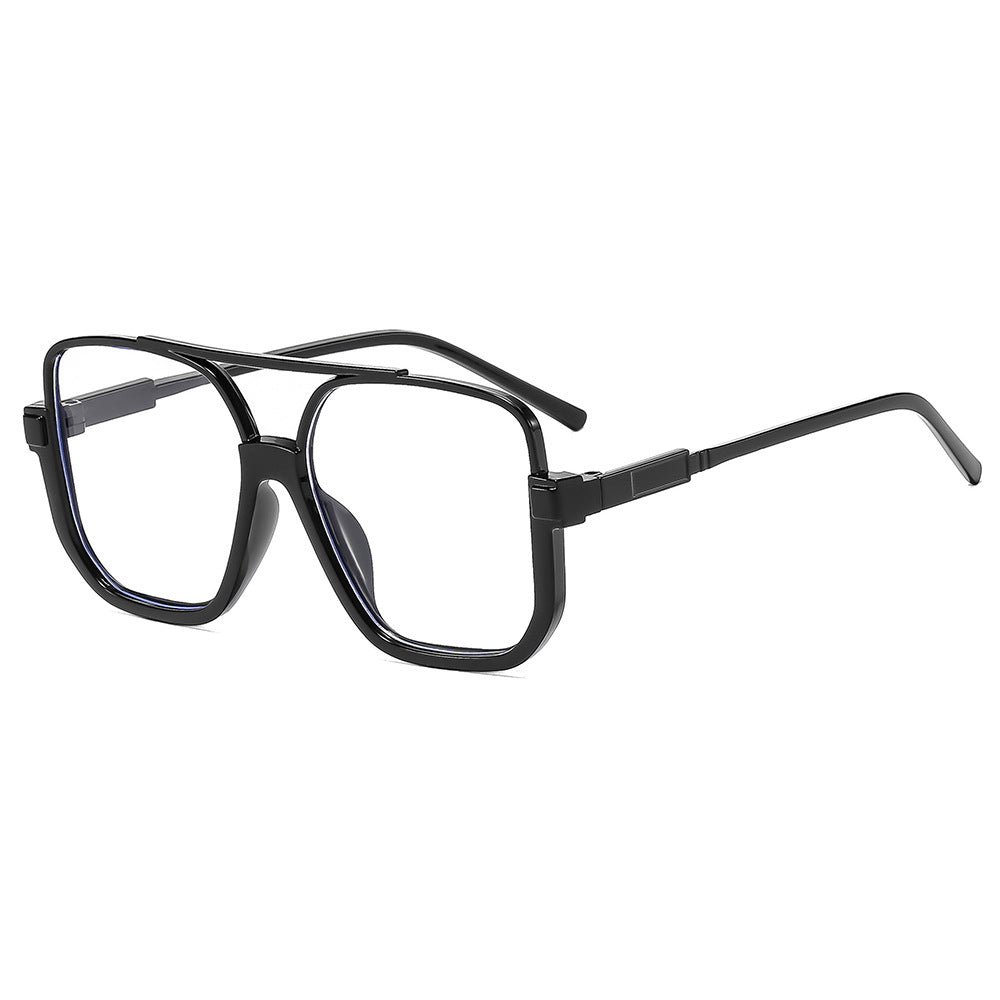 Y2K Chic Personality Double-bridge Semi-rimless Sunglasses – Premium 0 | RICALOUX