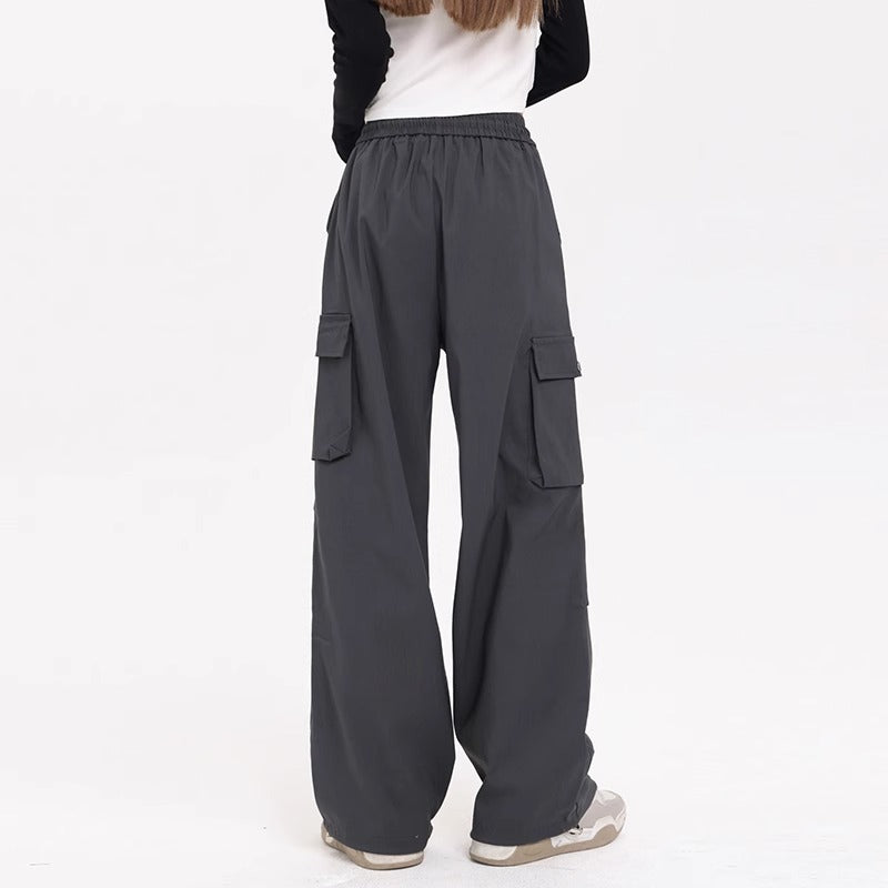Korean Style Niche Drapey Cargo Pants For Women – Premium 0 | RICALOUX