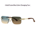 New Frameless Leopard-head Sunglasses With Photochromic Lenses by Ricaloux