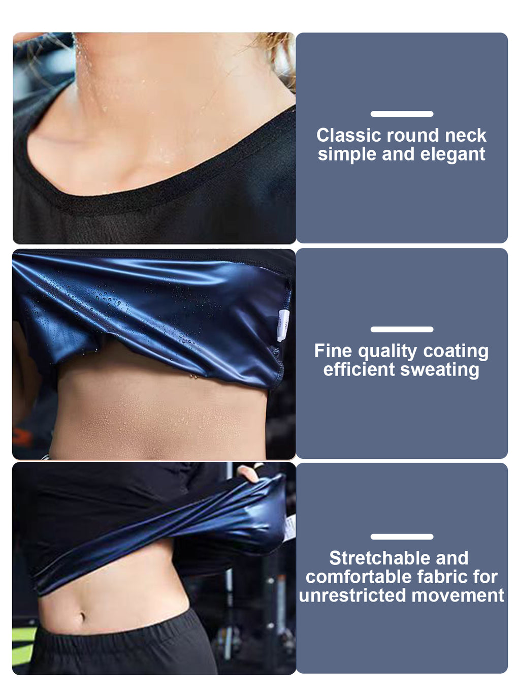 Women's Heat Trapping Sauna Shirt - Sweat Vest Compression Shapewear - Sauna Suit Top - Sweat More & Look Great by Ricaloux