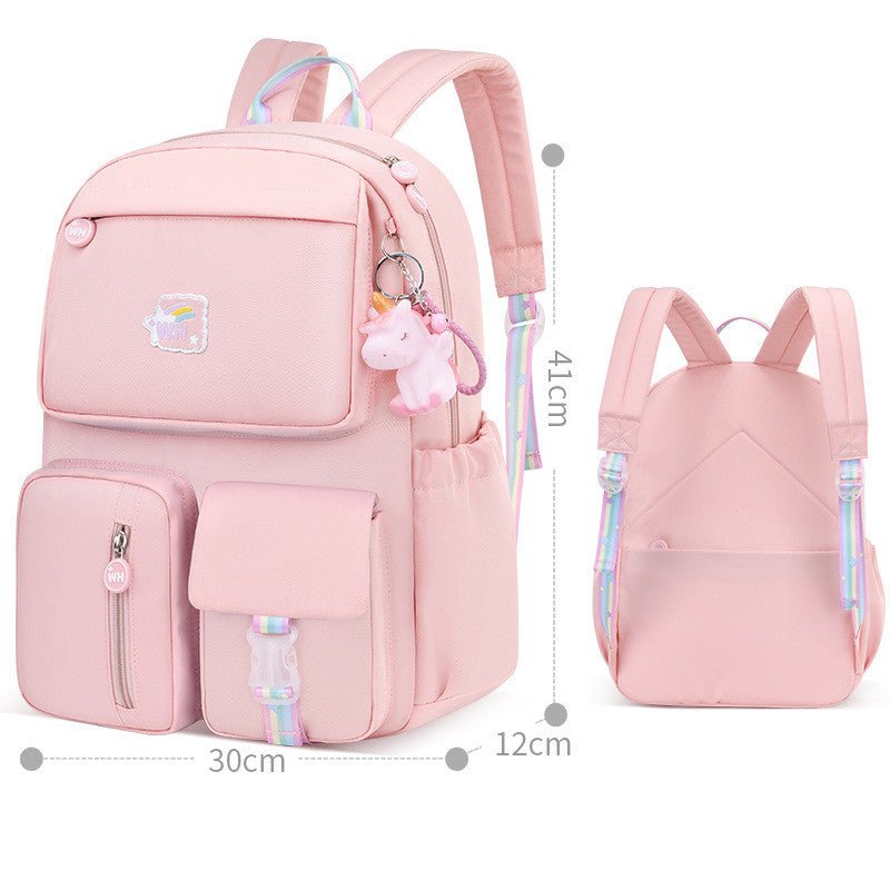 Girls Lightweight Children Spine Protection Shoulder Bag - RICALOUX