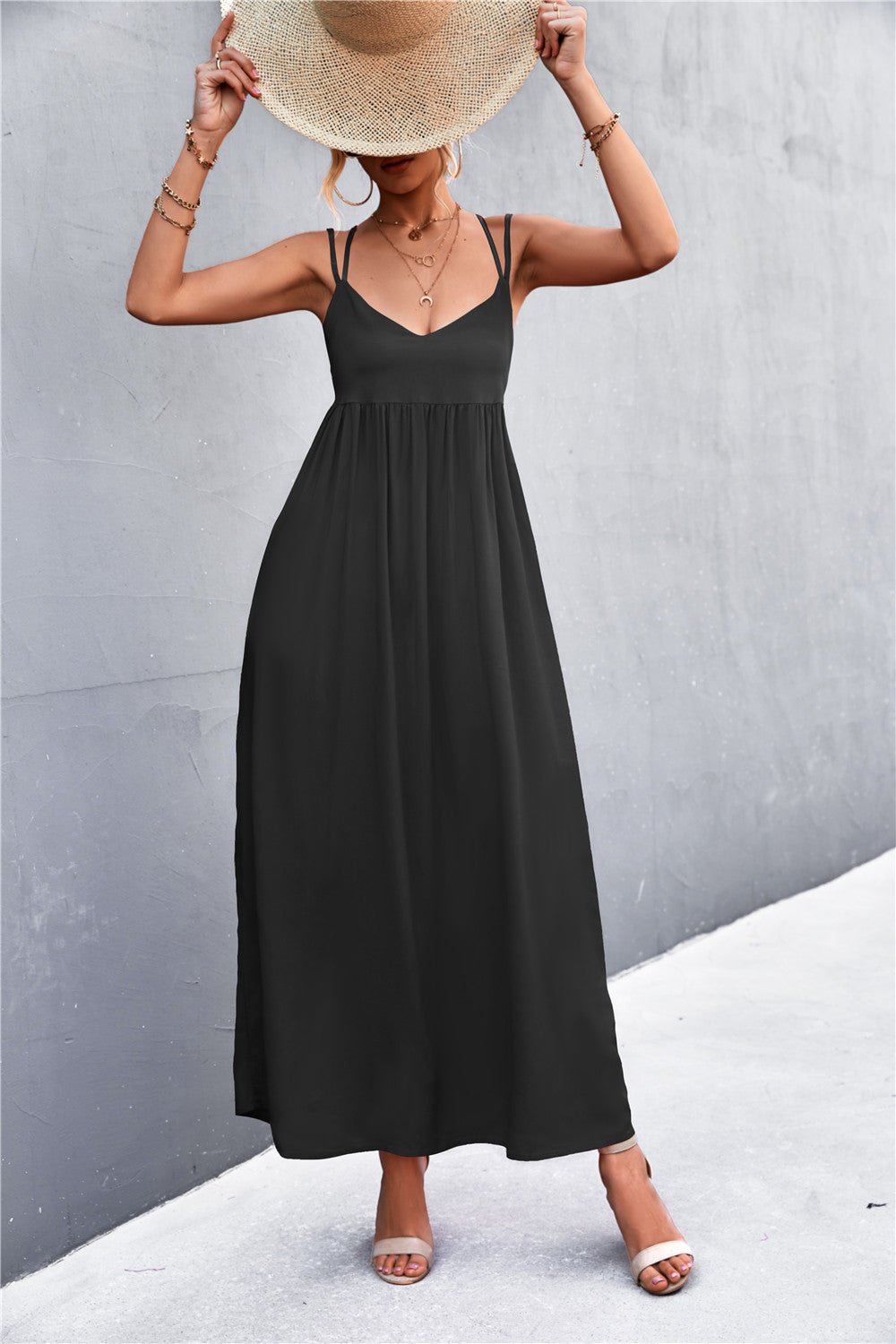 Women's Fashion Personalized Sling Dress - RICALOUX