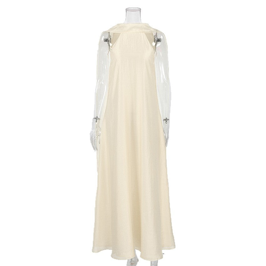 Womens Summer Resort-style Loose A-line Maxi Dress by Ricaloux