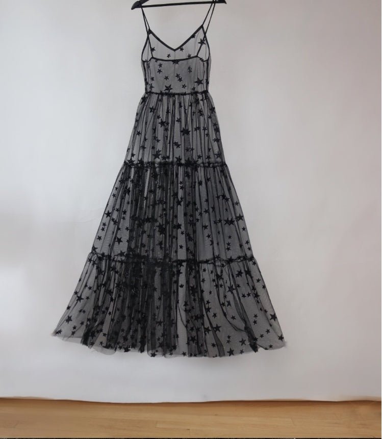 Star sequin mesh fairy skirt - RICALOUX