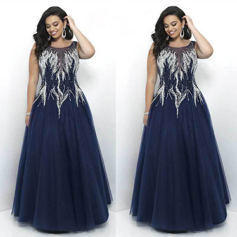 Fashion Polyester Sleeveless Mesh Long Dress - RICALOUX
