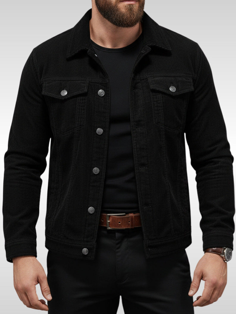 Mens Jacket Workwear Casual Outerwear by Ricaloux
