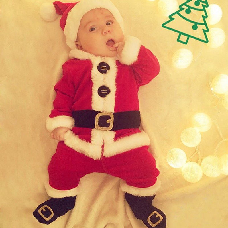 Santa Claus look four-piece children's clothing - RICALOUX