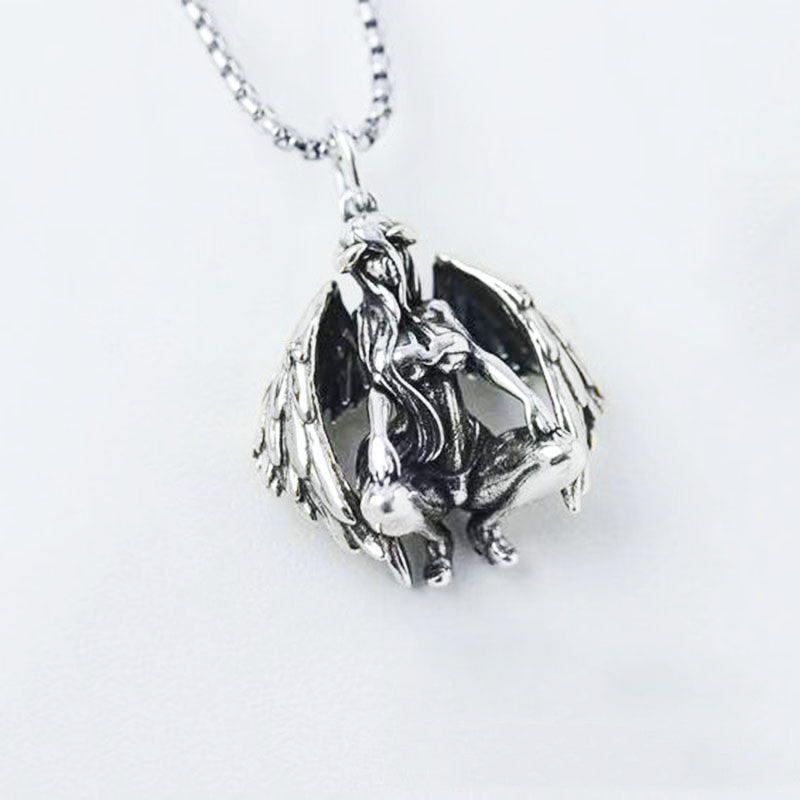 Jewelry Demon Angel Necklace Pendant For Men And Women – Premium 0 | RICALOUX