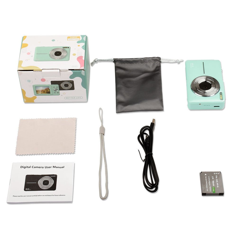 Mini Digital Camera Children's HD Digital Camera Student Mini Digital Camera Boys And Girls Christmas Birthday Gift Children's Entry-level Camera - RICALOUX