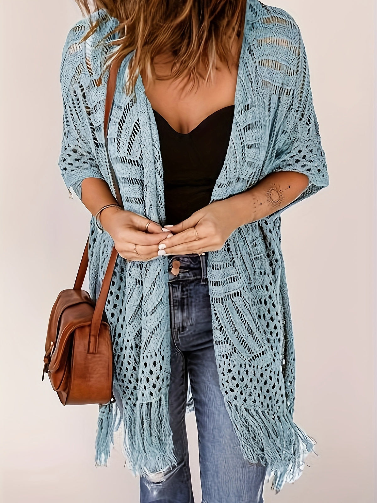 Outdoor Beach Vacation Sun-protection Knitwear by Ricaloux