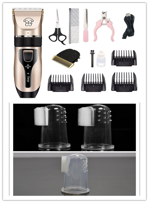 Professional Low Noise Pet Hair Clipper Easy Grooming For Dogs & Cats by Ricaloux