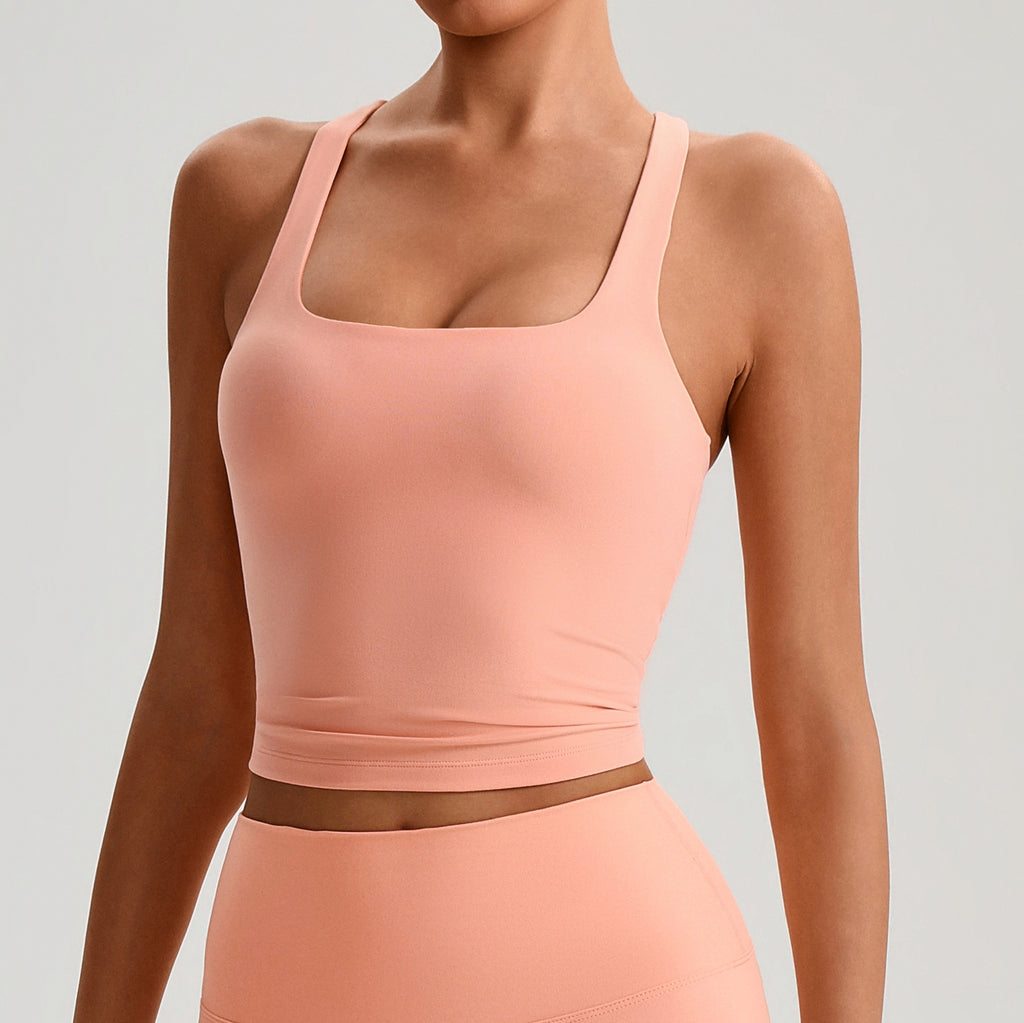 Womens Workout Top For Layering Running Sports Bra – Premium 0 | RICALOUX
