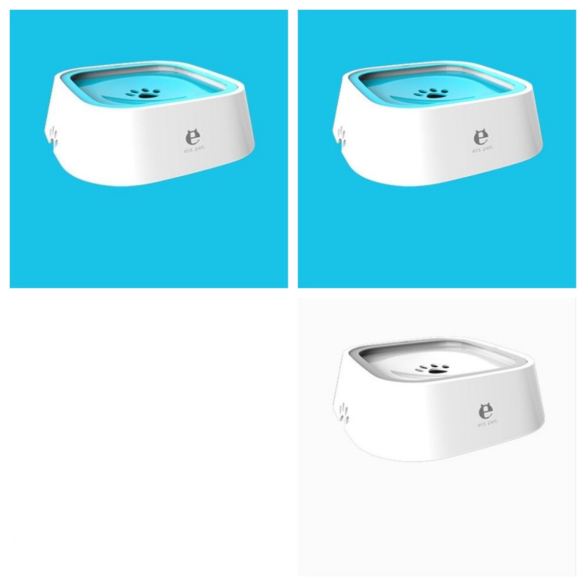 1.5L Cat Dog Water Bowl Carried Floating Bowl Anti-Overflow Slow Water Feeder Dispenser Pet Fountain ABS&PP Dog Supplies - RICALOUX