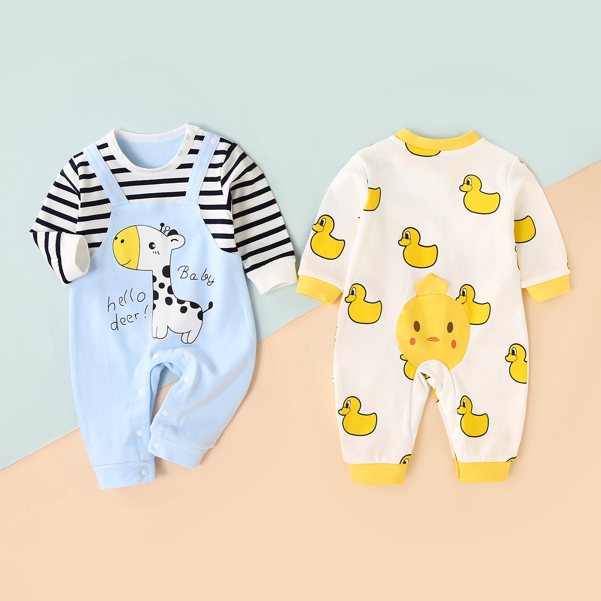 Long-sleeved Romper Girl Baby Clothes Autumn Suit - RICALOUX