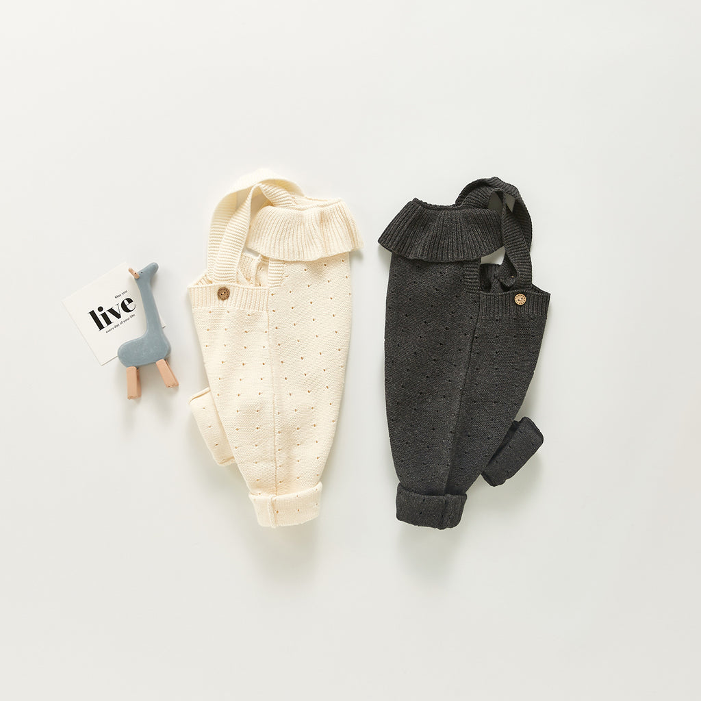 Baby Girl Knitted Woolen Jumpsuit Cotton Clothes Romper - RICALOUX