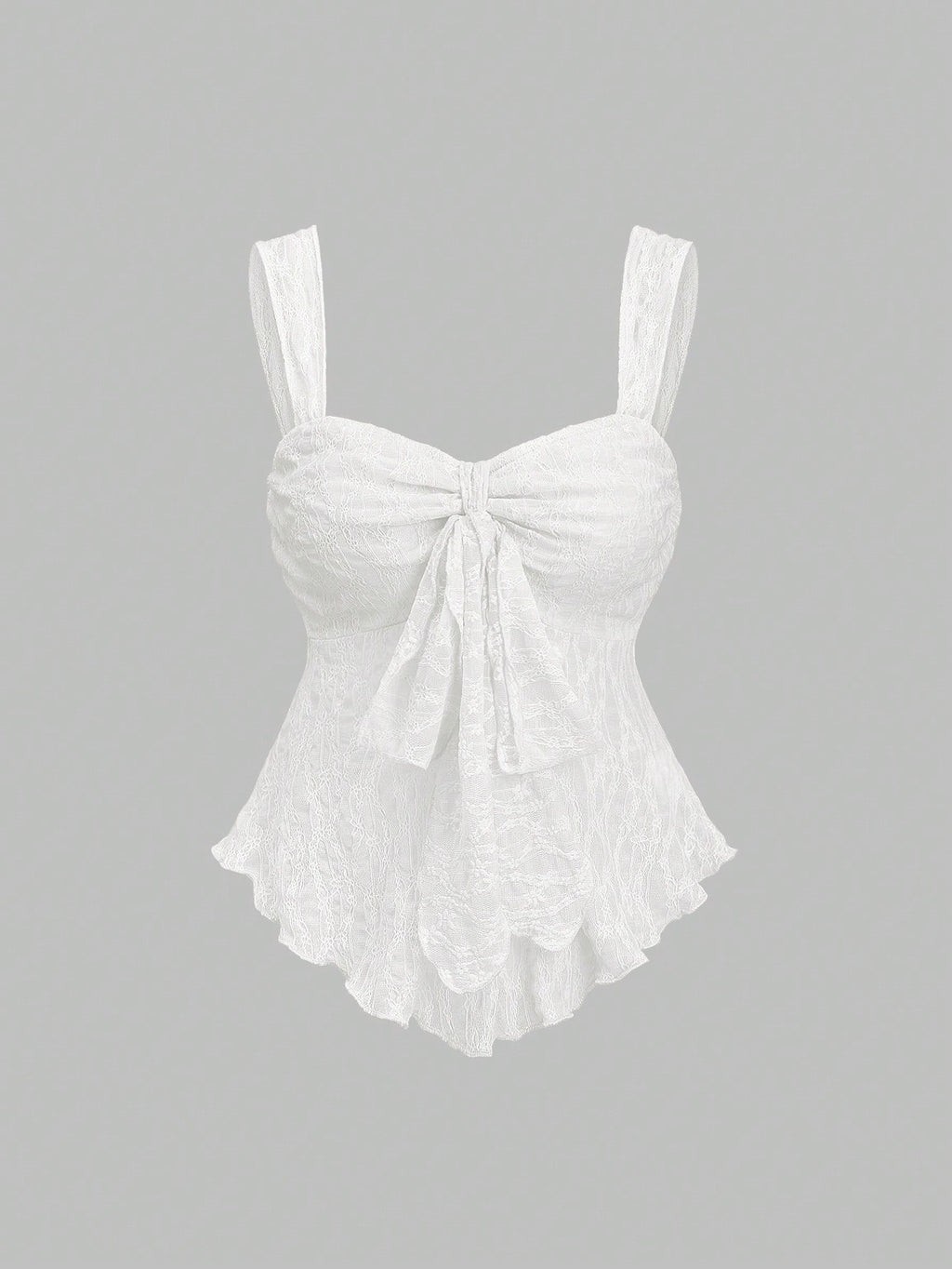 French-style Solid-color Lace Jacquard Camisole Top – Premium 0 | RICALOUX