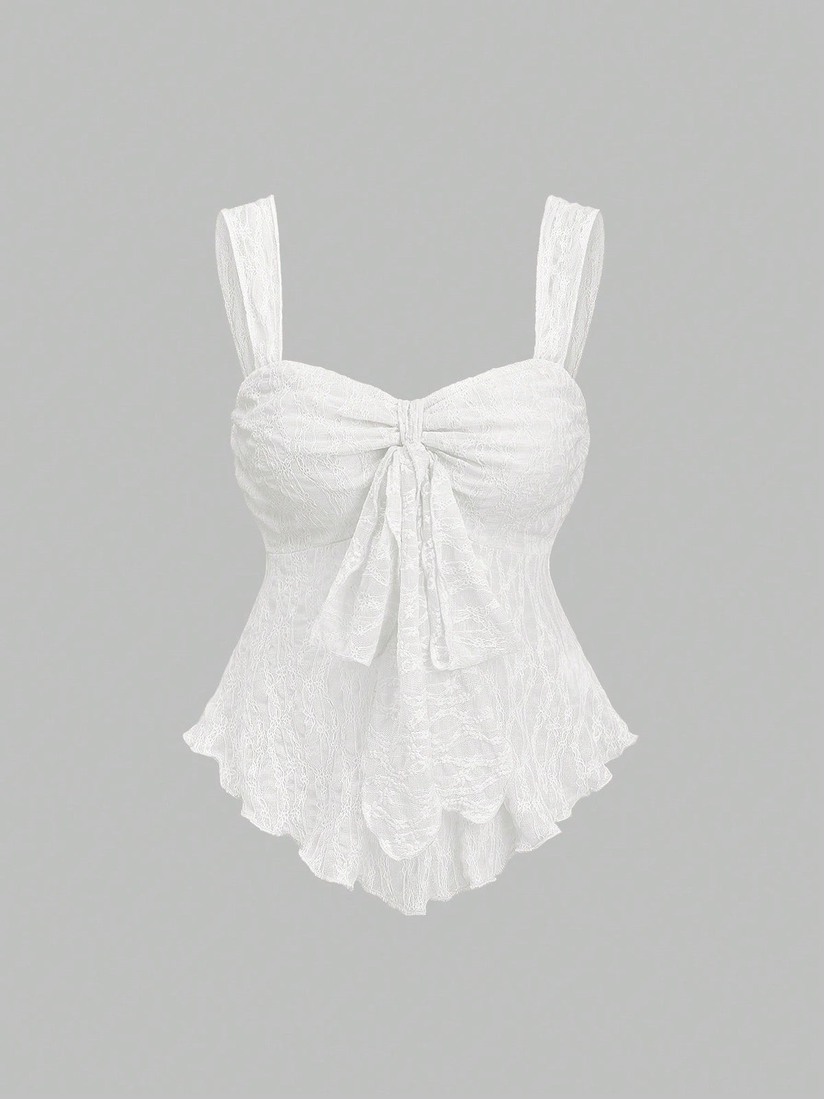 French-style Solid-color Lace Jacquard Camisole Top – Premium 0 | RICALOUX