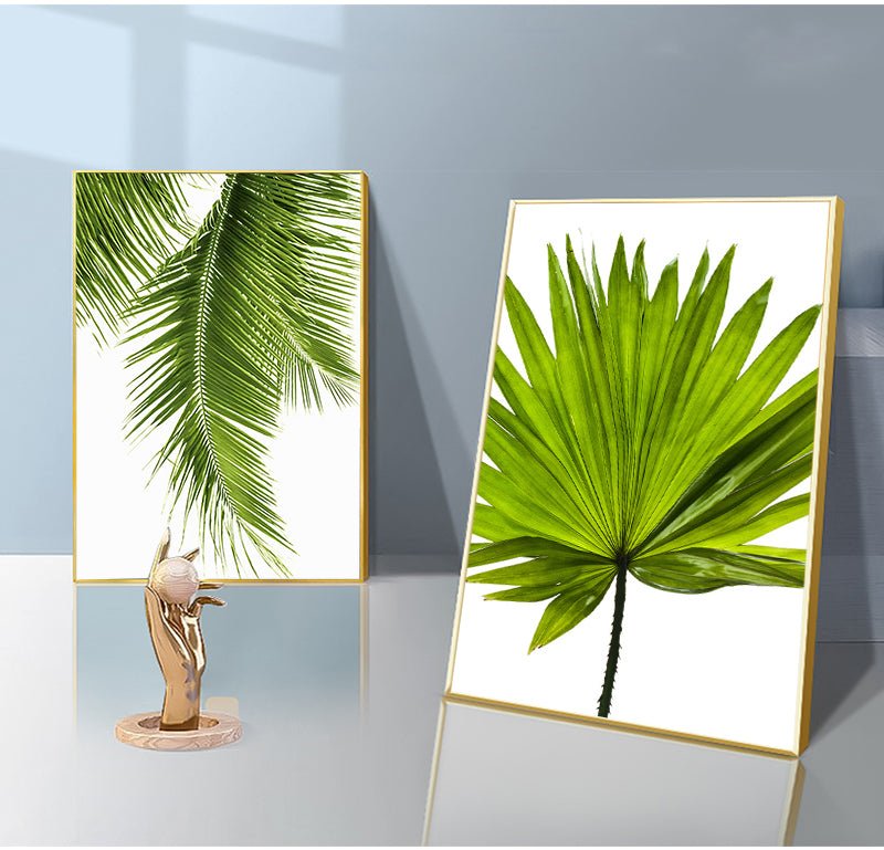 Home Decor Green Plant Canvas Painting - RICALOUX
