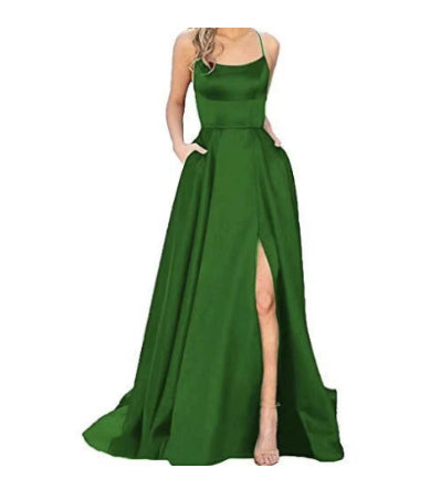 European And American Bridesmaid Dress, Long Style, Figure-flattering, Off-the-shoulder Design – Premium 0 | RICALOUX