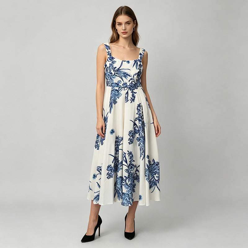 Womens Resort-style Strap Maxi Dress – Premium 0 | RICALOUX