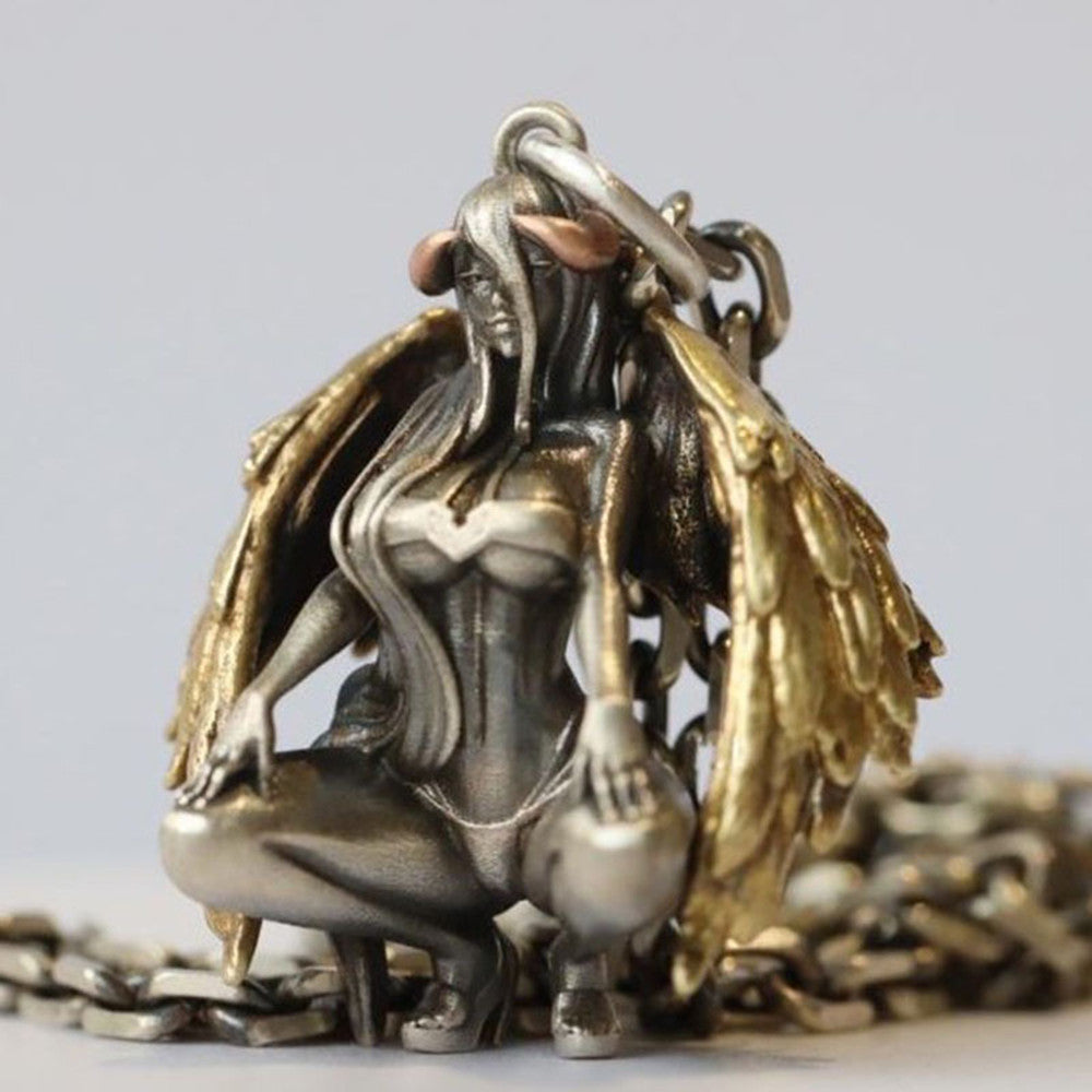 Jewelry Demon Angel Necklace Pendant For Men And Women – Premium 0 | RICALOUX