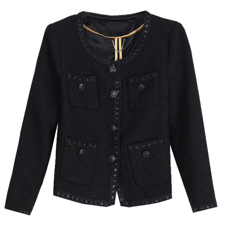 Women's Wool-blend French-chic Coat by Ricaloux