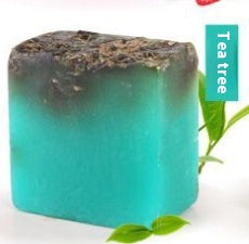 Tea Tree Rose Soap Essential Oil Soap Soap Cleaning Face Washing Handmade Soap Goat Soap Facial Soap by Ricaloux