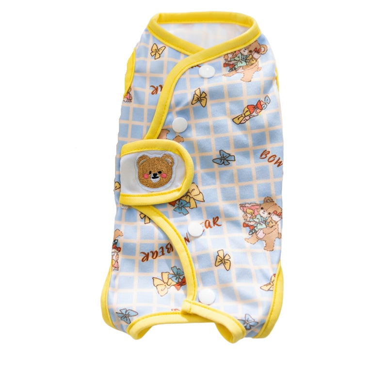 Cat Weaning Clothes Cute Sterilization Suit Protect Belly Clothing For Dogs Cats Anti-lick Recovery Clothing Pet Care Clothes by Ricaloux