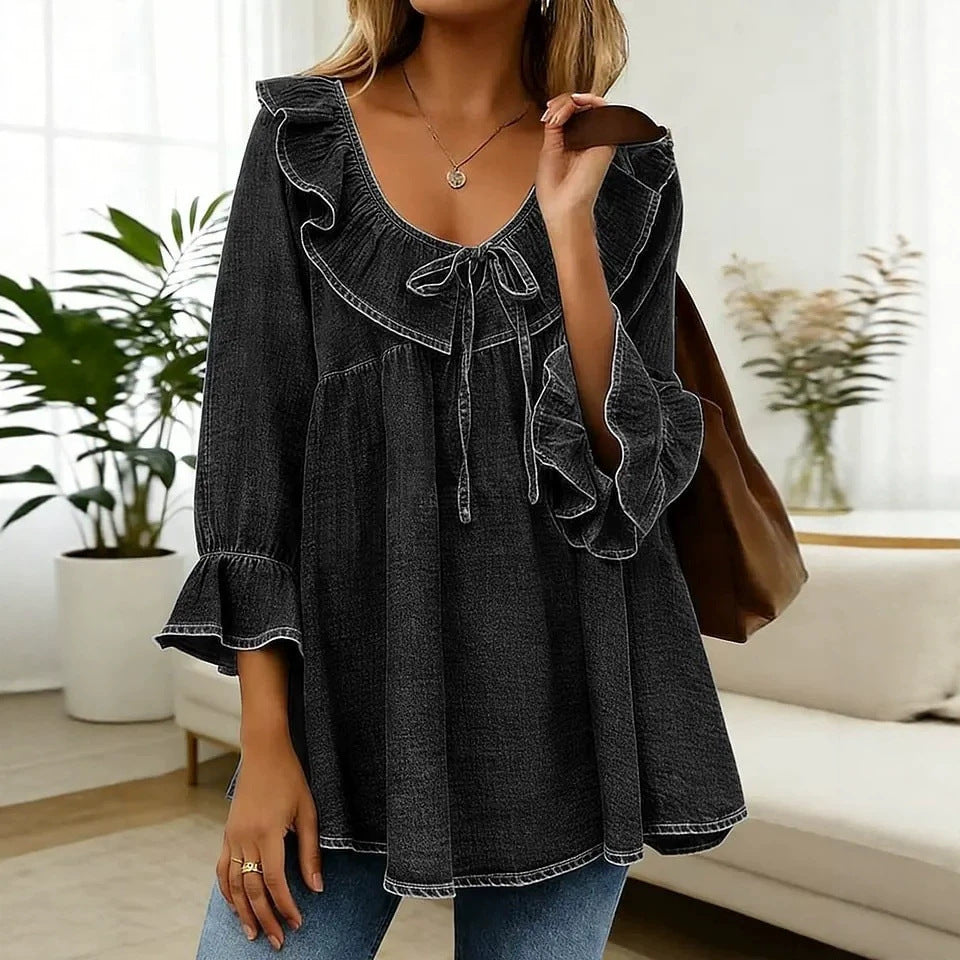 Womens Casual Loose-Fit T-Shirt by Ricaloux