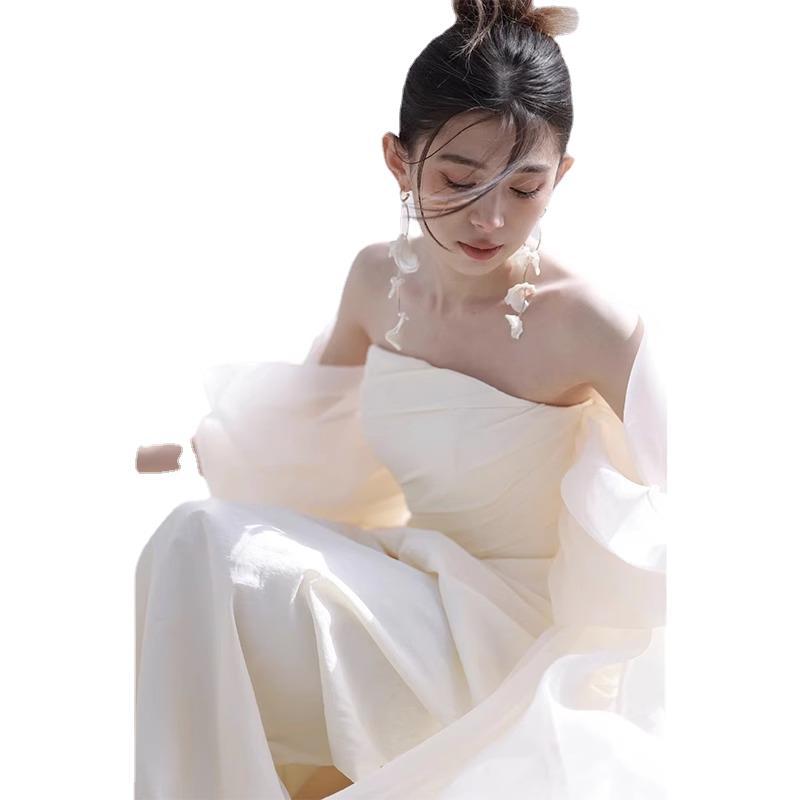 Outdoor Travel Shooting Light Yarn Dress Skirt - RICALOUX