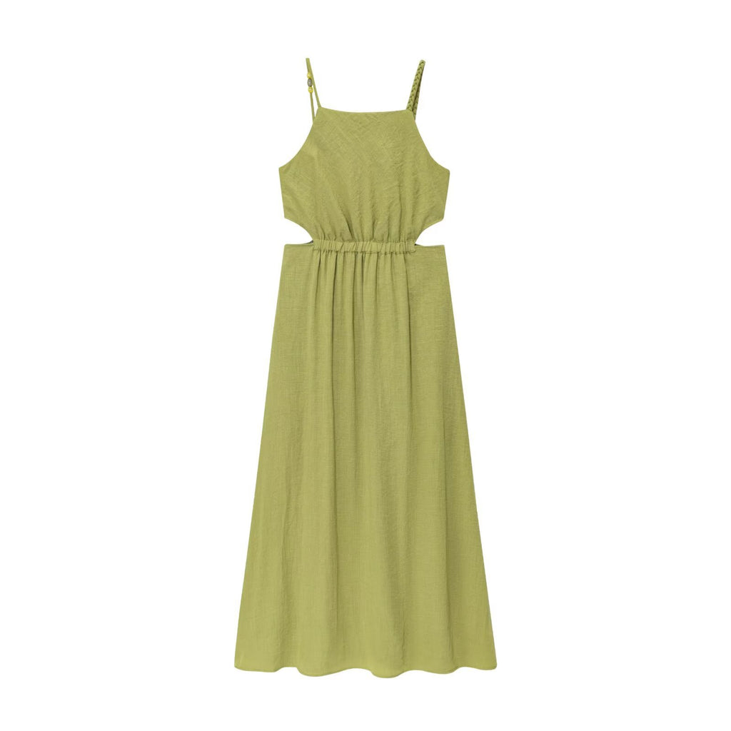 Womens Hollow-Out Design Strap Casual Dress by Ricaloux