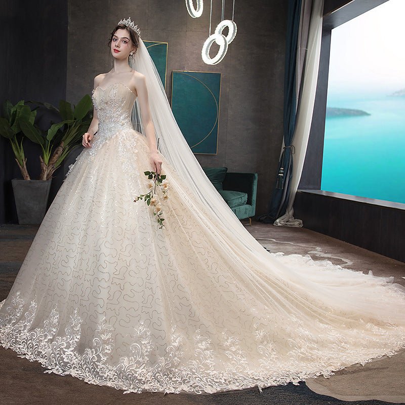 Going out Sasen light wedding dress - RICALOUX