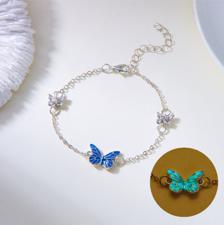 Luminous Jewelry Butterfly Bracelet For Women by Ricaloux