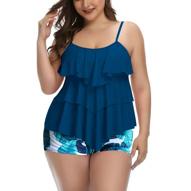 Plus-size Boxer Briefs Printed Swimsuit – Premium 0 | RICALOUX