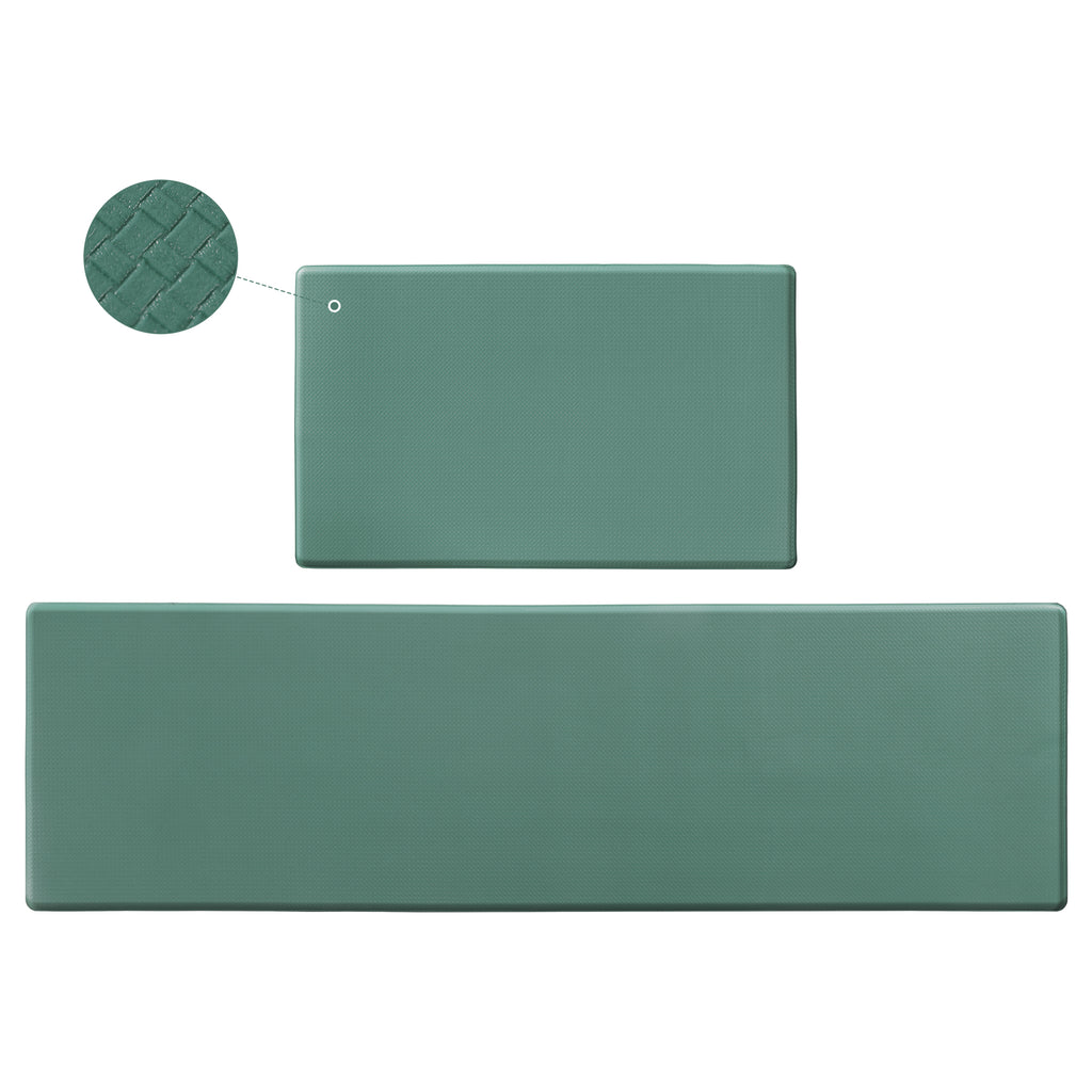 Kitchen Floor Mat Two-piece Set Of Non-slip, Waterproof And Easy To Scrub For Home, Kitchen - RICALOUX