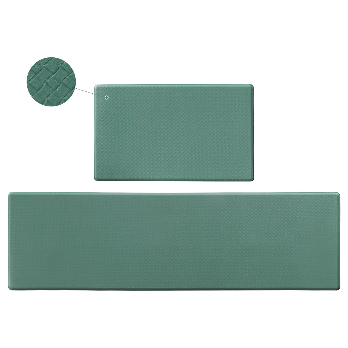 Kitchen Floor Mat Two-piece Set Of Non-slip, Waterproof And Easy To Scrub For Home, Kitchen - RICALOUX
