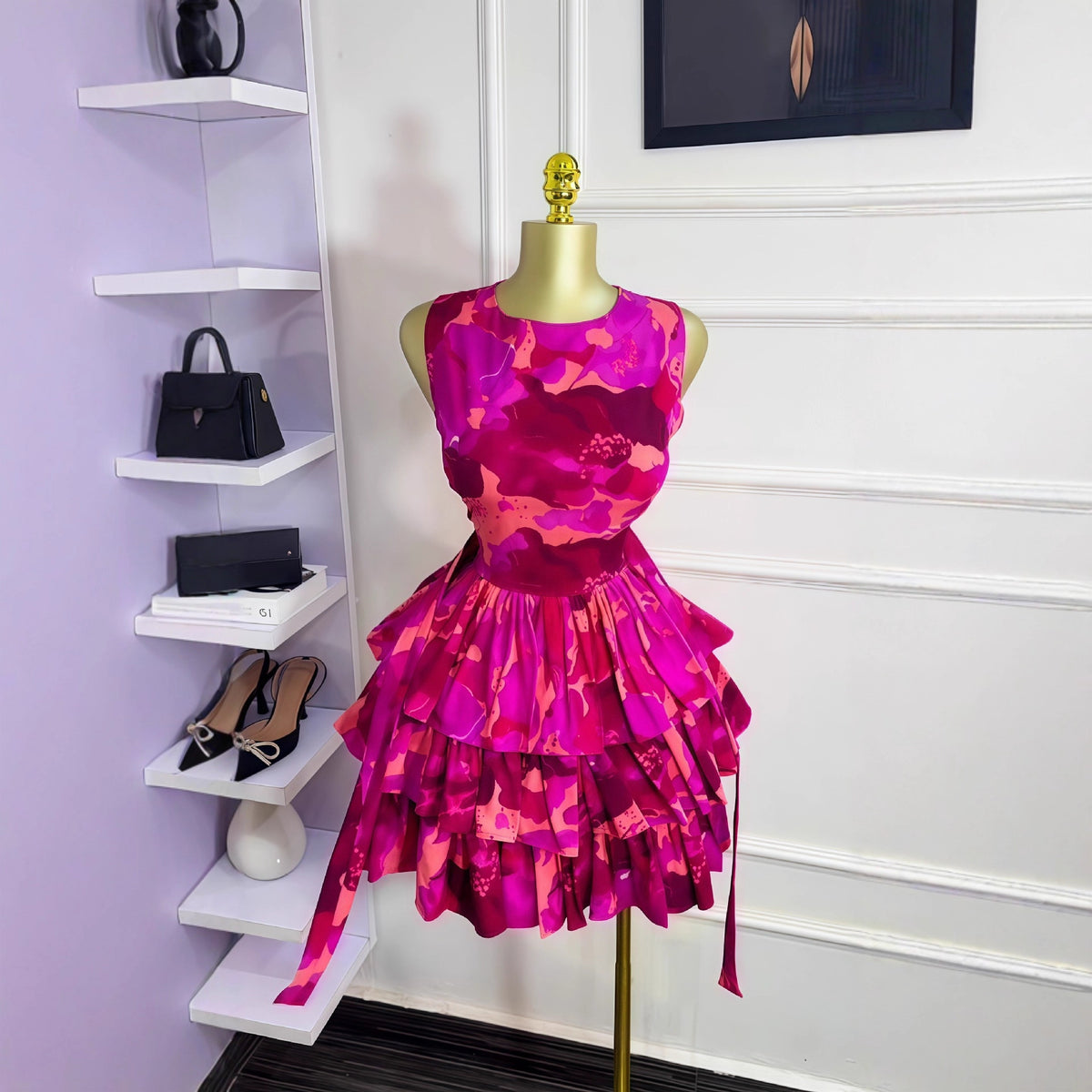 Ruffled Short Three-tiered Cake Skirt – Premium 0 | RICALOUX