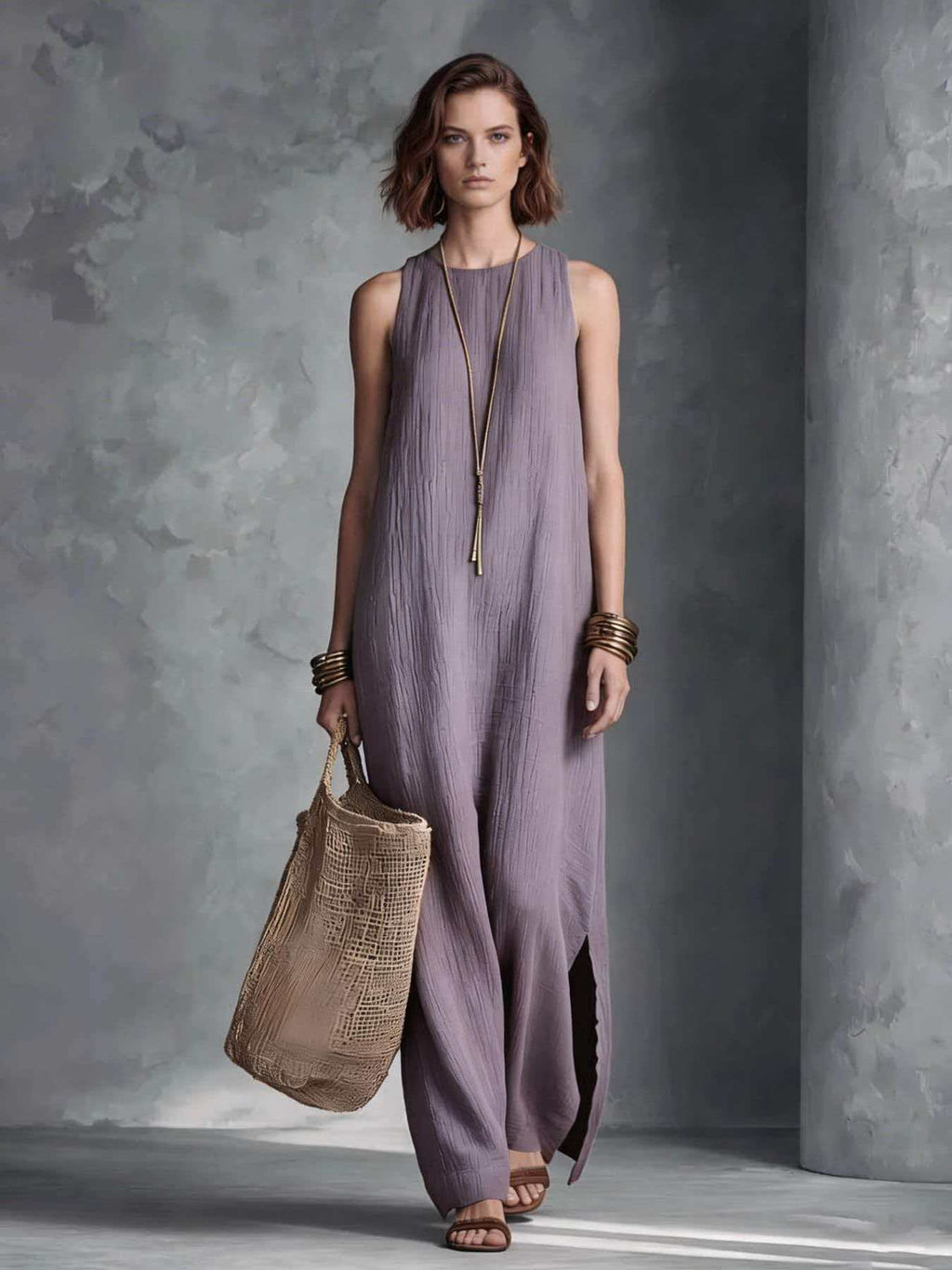 Womens Sleeveless Resort-style Dress by Ricaloux