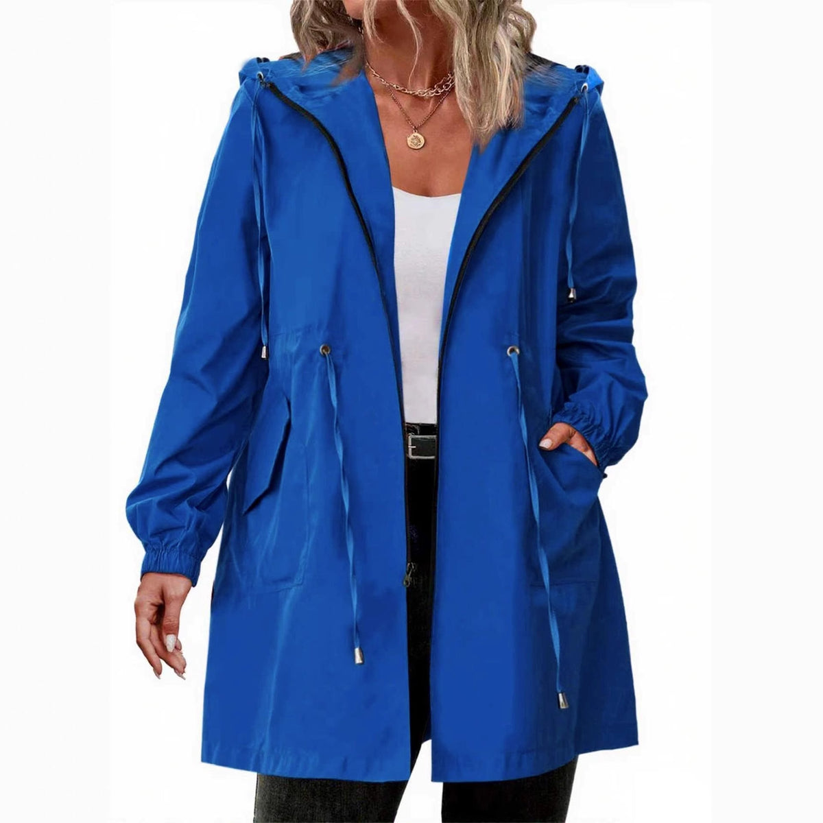 Plus-size Womens Outdoor Sportswear Lightweight Windbreaker by Ricaloux
