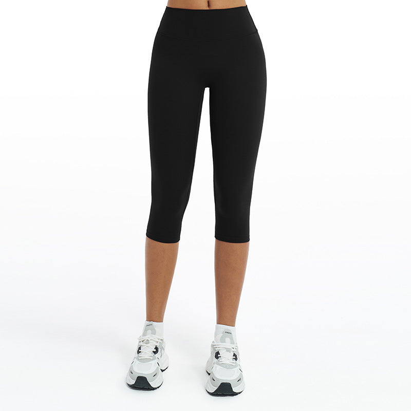 High-waisted Butt-lifting Form-fitting Slimming Workout Capris by Ricaloux