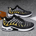 Color-blocked Sneakers Men Personalized Fashion Lace Up Air Cushion Sports Shoes Casual Outdoor Running Walking Shoes – Premium 4 | RICALOUX