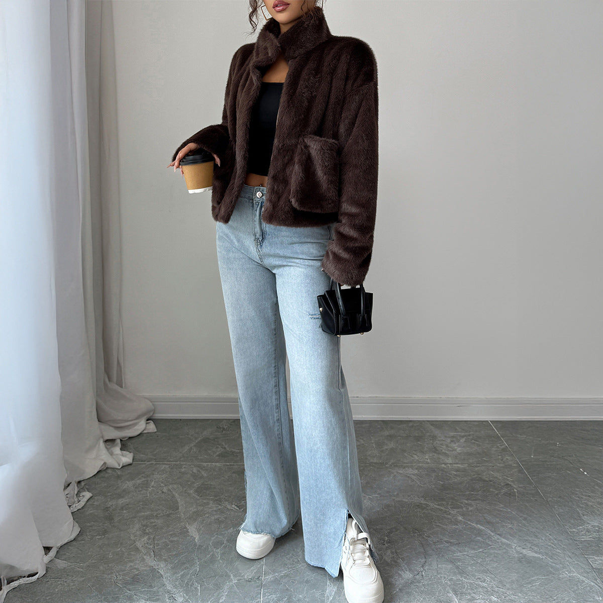 Elegant And Fashionable Sweater Coat by Ricaloux
