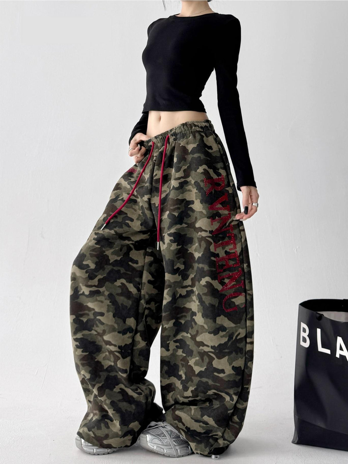 Camouflage Workwear Cropped Pants For Women – Premium 0 | RICALOUX