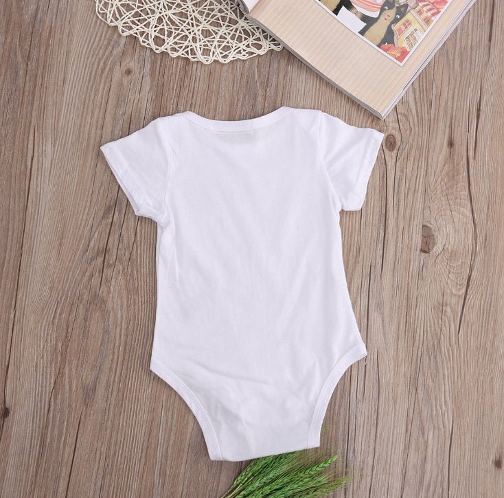 New Infant Baby By Boy Clothes Girl Babygrowth Playsuit Romper I Hooked Daddys Heart Newborn Baby Clothes UNISEX BABY Rompers - RICALOUX
