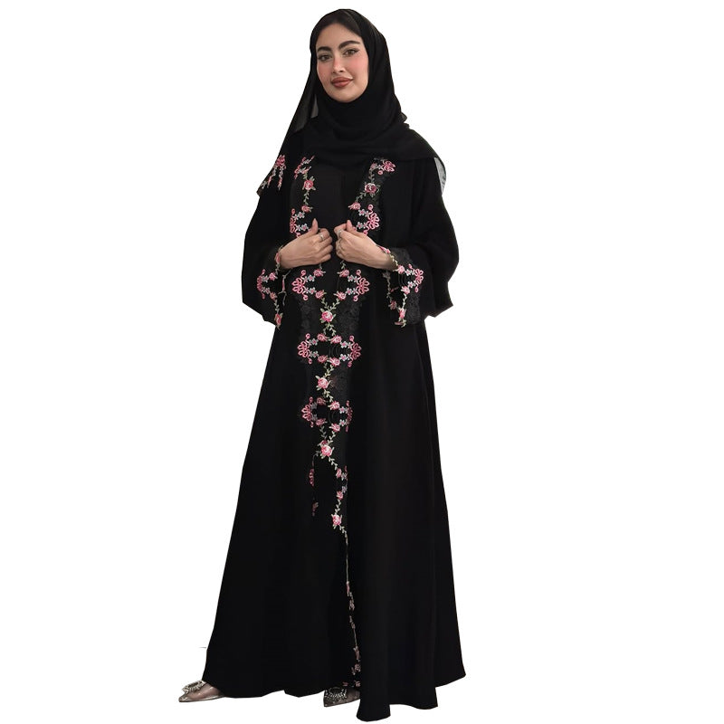 Embroidered Lace-Patchwork Cardigan Fashion Womens Wear by Ricaloux