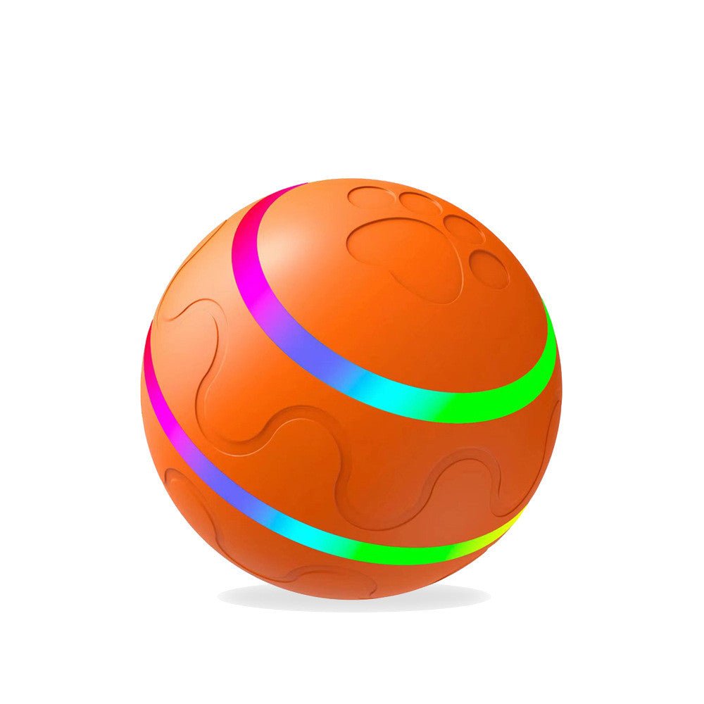 Pet New Cat Wicked Ball Toy Intelligent Ball USB Cat Toys Self Rotating Ball Automatic Rotation Ball - RICALOUX