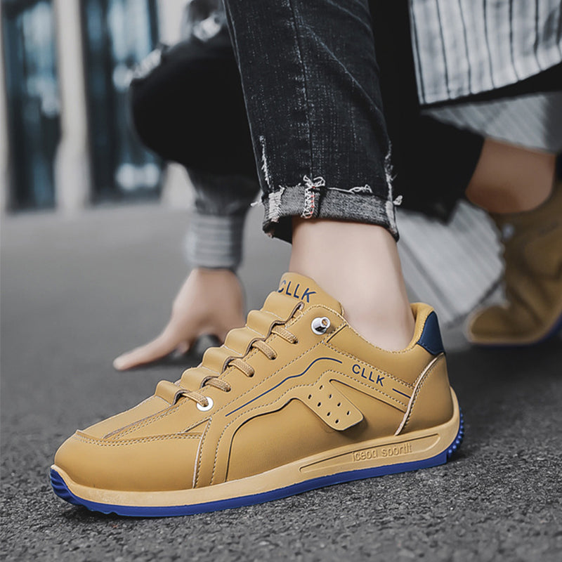 Fashion Skateboard Shoes Men Anti-skid Slip-on Flats Casual Lazy Shoes Outdoor Breathable Running Sports Sneakers by Ricaloux