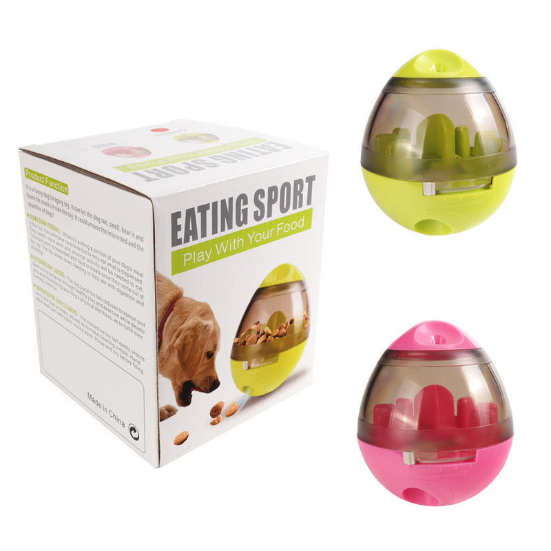 Pet Food Feeder Dispenser Funny Toy by Ricaloux